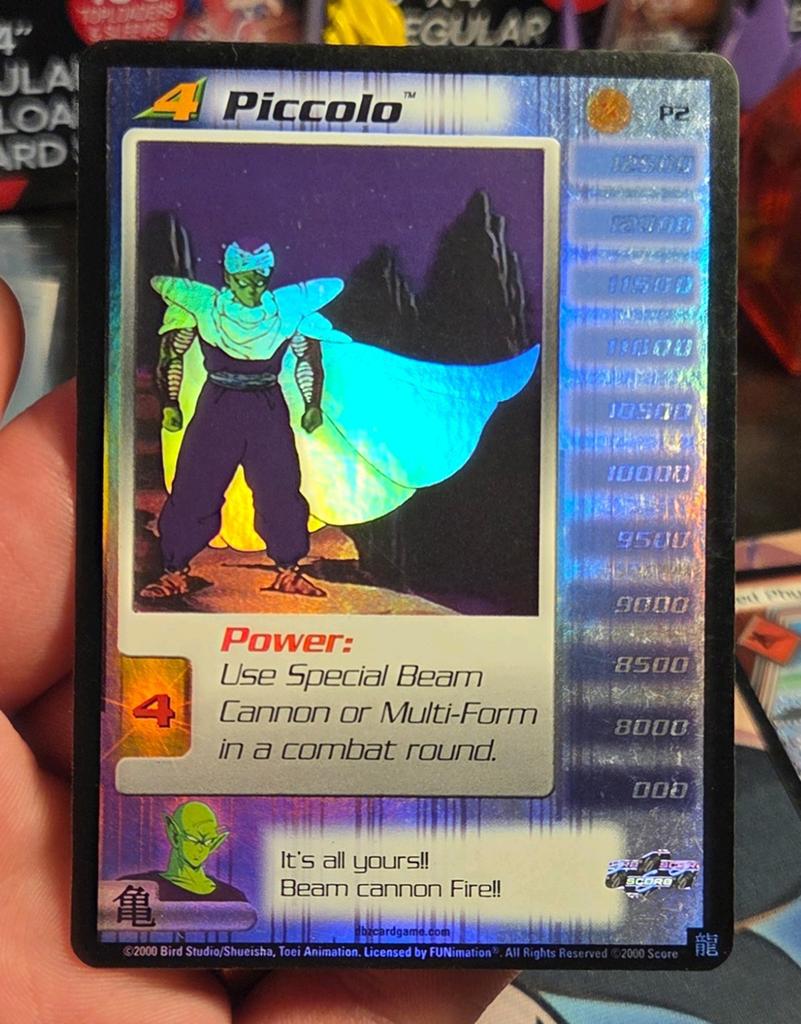 Piccolo P2 Saiyan Saga Promo Silver Foil - GD, Ophalen of Verzenden, Zo goed als nieuw, Foil