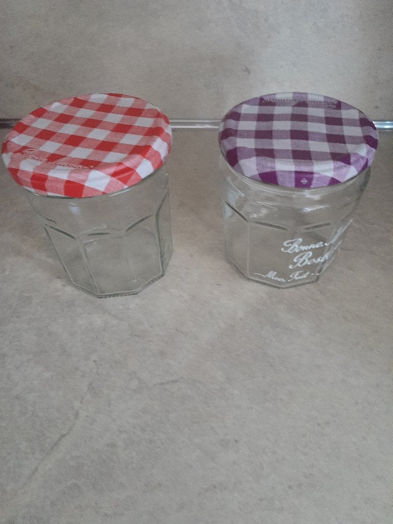 Jampot 2x pot jam, Ophalen, Gebruikt, Pot, Bus of Blik, Glas