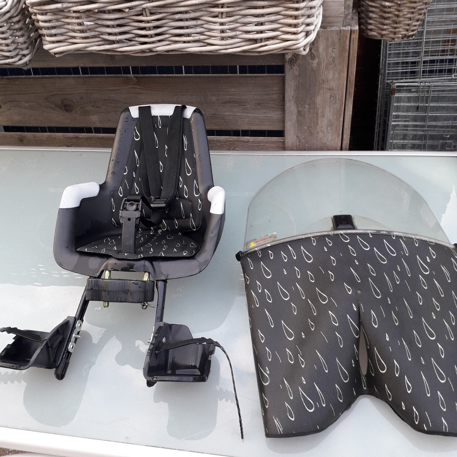 Bobike Voorzitje met Windscherm - Veilig en Comfortabel, Fietsen en Brommers, Fietsaccessoires | Fietsstoeltjes, Ophalen, Bobike voorzitje