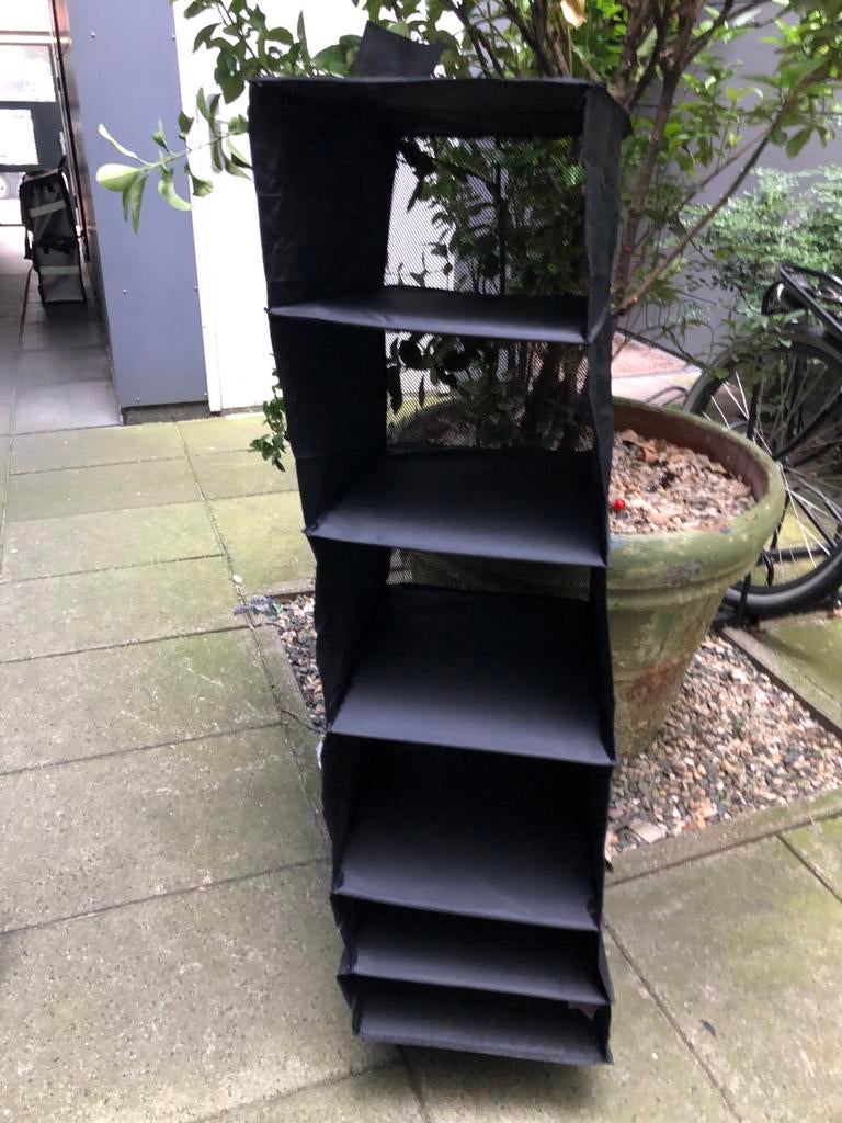 Handige hangkast organizer, Huis en Inrichting, Kasten | Kledingkasten, Met plank(en), Gebruikt, 100 tot 150 cm, Ophalen of Verzenden
