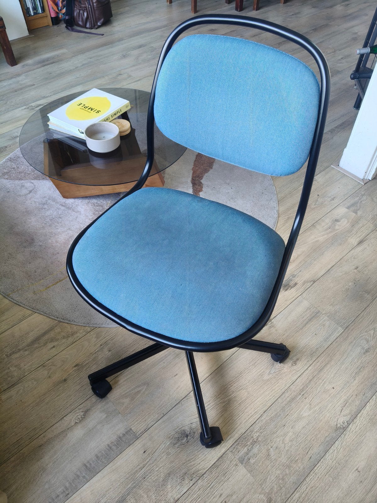Ikea ÖRFJÄLL bureaustoel - Blauw, Huis en Inrichting, Bureaustoelen, Ophalen
