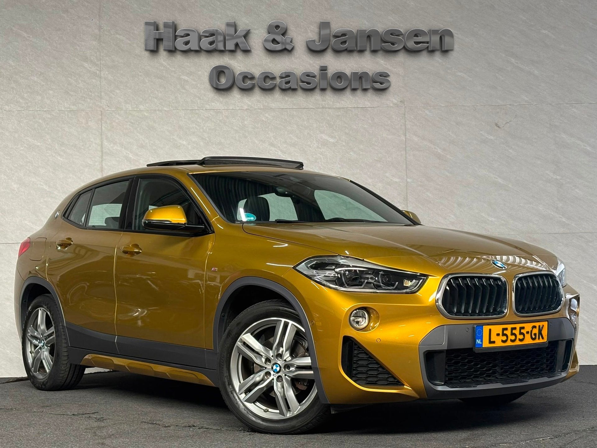 BMW X2 SDrive18i - H&K - Pano - Stoelverwarming - Cruise, Auto's, BMW, Gebruikt, Euro 6, 3 cilinders, 1390 kg