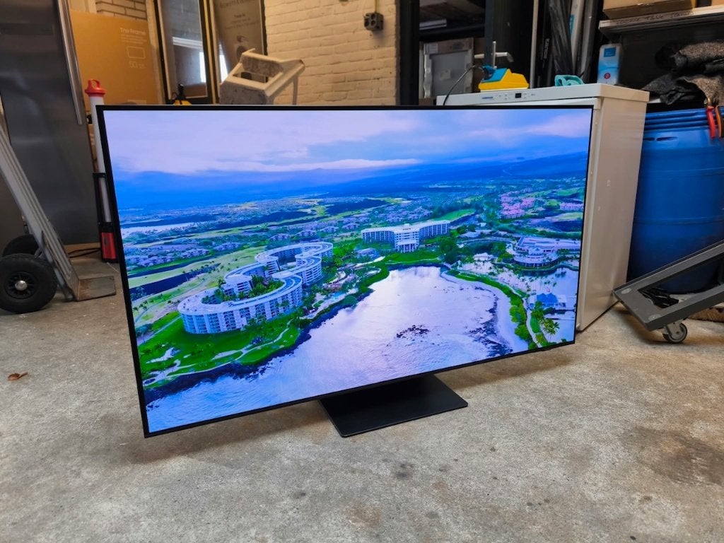 Samsung QE55S95DAT UHD-/4K Smart Demo TV!, Ophalen, Samsung, Nieuw, Samsung