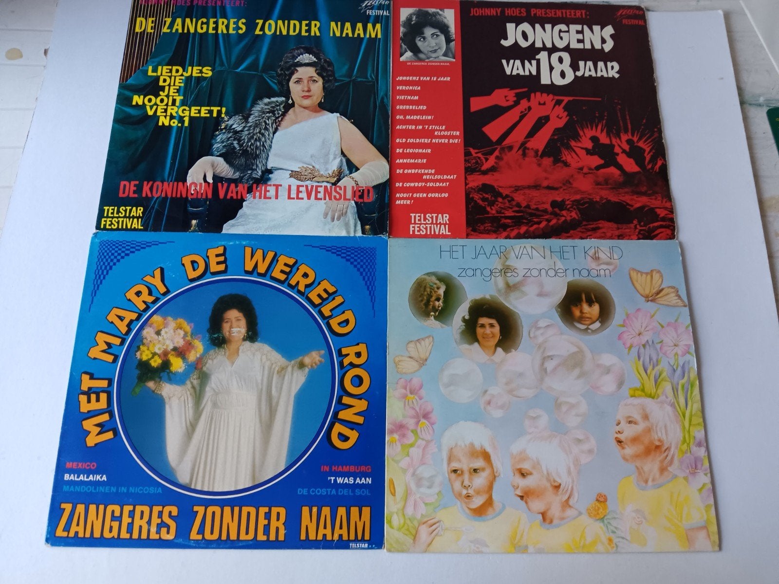 lp's zangeres zonder naam, Ophalen of Verzenden, Gebruikt, Overige formaten, Levenslied of Smartlap