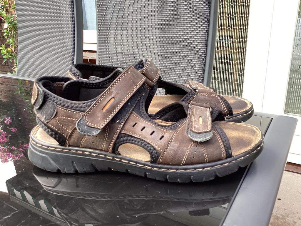 Sandalen heren maat 44, Ophalen, Zo goed als nieuw, Sandalen
