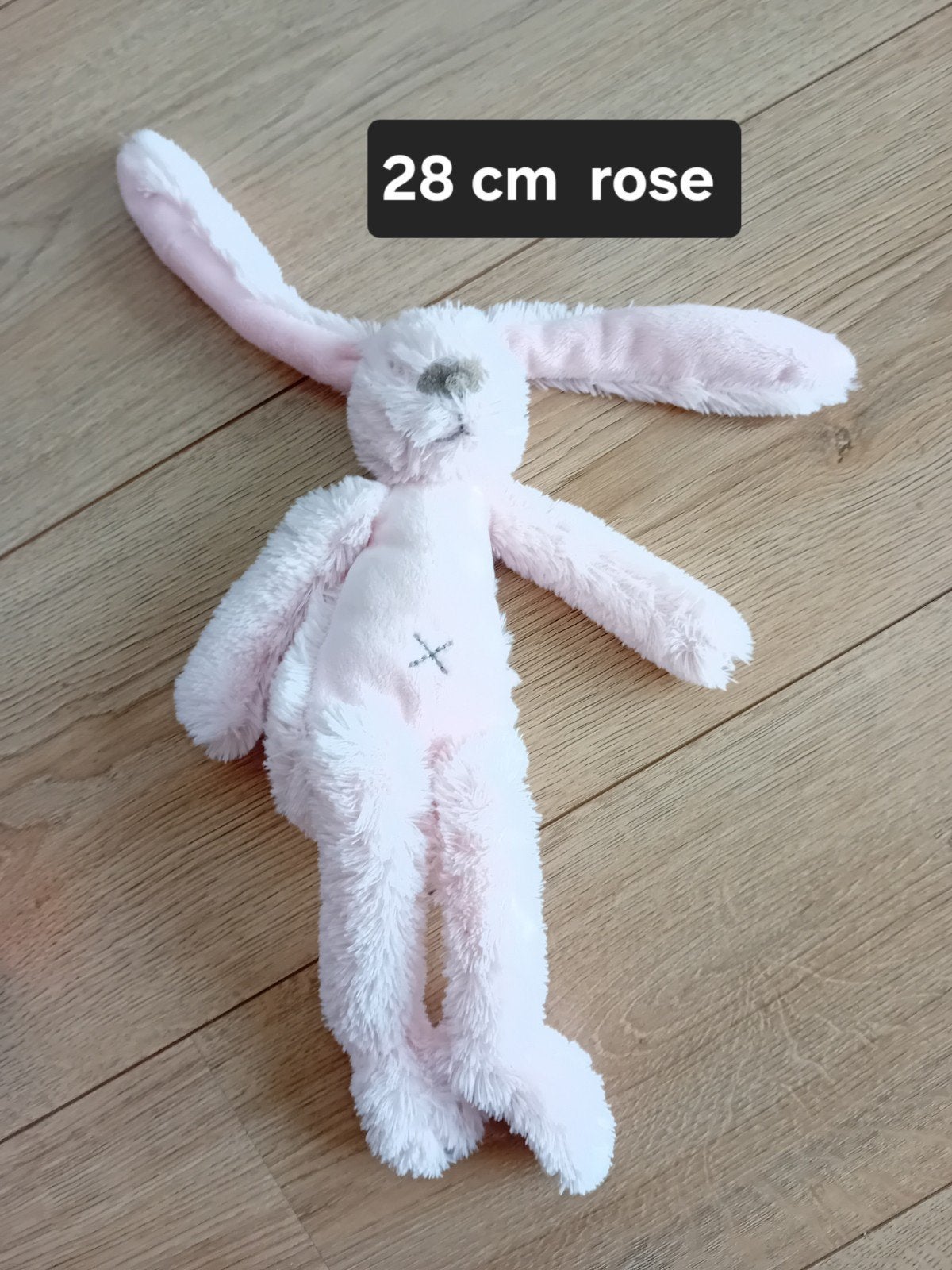 Happy horse konijn l rose 28 cm, Kinderen en Baby's, Speelgoed | Knuffels en Pluche, Ophalen, Zo goed als nieuw, Konijn