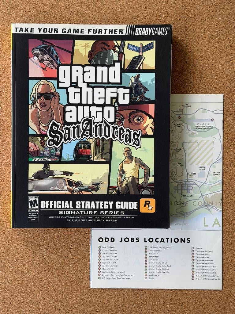 Retro Game Guide GTA San Andreas, Onbekend, Ophalen of Verzenden, Zo goed als nieuw, Overige onderwerpen