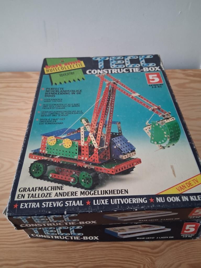 TECC Constructie-Box 5 Graafmachine - Vintage Bouwspeelgoed, Kinderen en Baby's, Speelgoed | Bouwstenen, Gebruikt, Ophalen