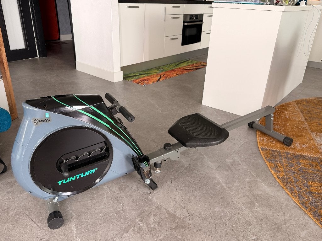 roeitrainer Tunturi Cardio Fit, Ophalen, Benen, Zo goed als nieuw, Metaal