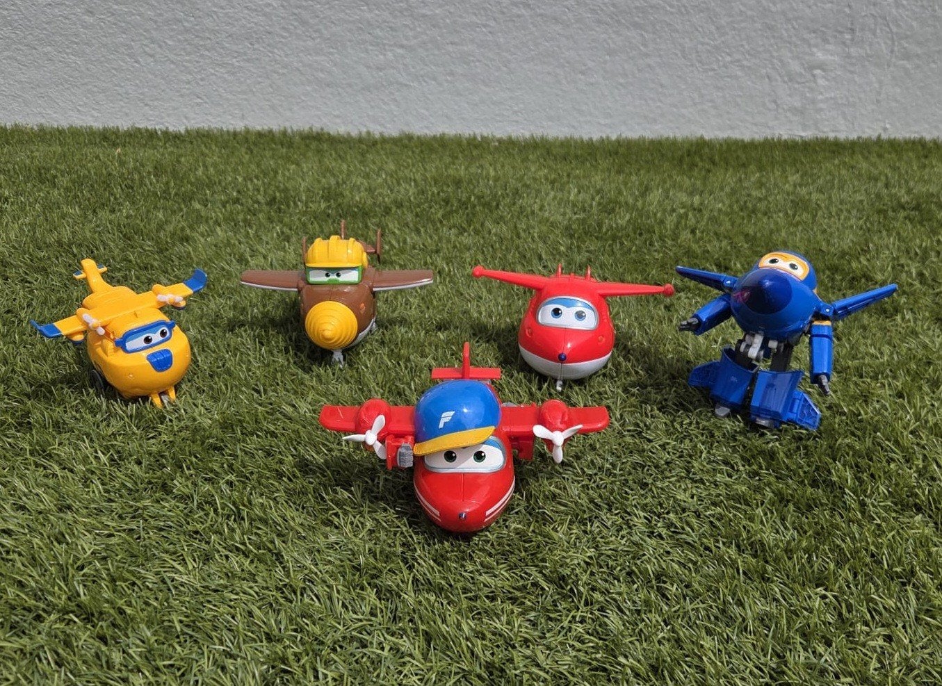 Superwings vliegtuigjes, Albert Heijn, Ophalen