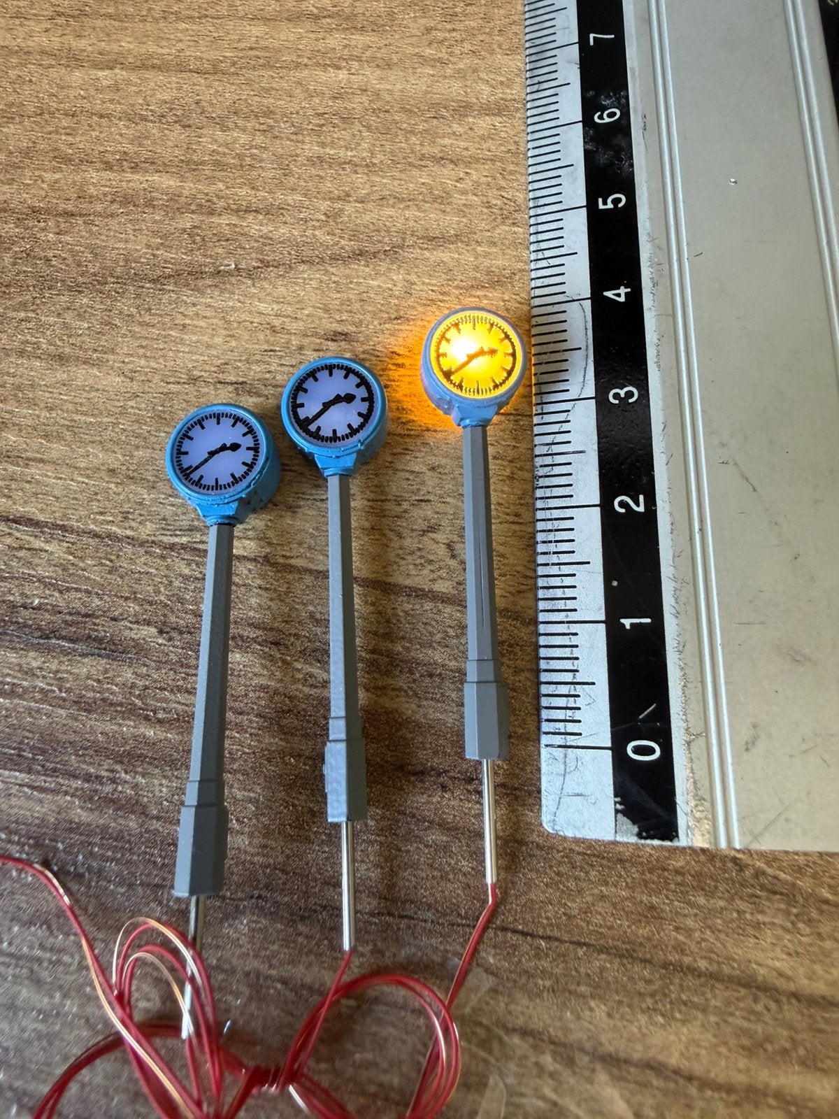 Modelbouw klokken 4cm N, Overige merken, Gelijkstroom, Verzenden, Overige typen