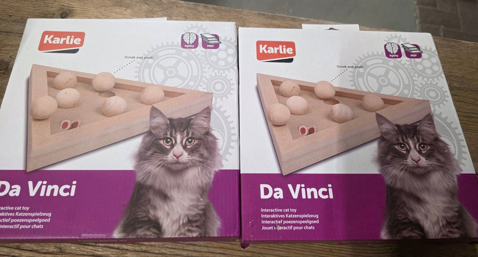 NIEUW 2x Da Vinci kattendenkspel, Ophalen, Nieuw