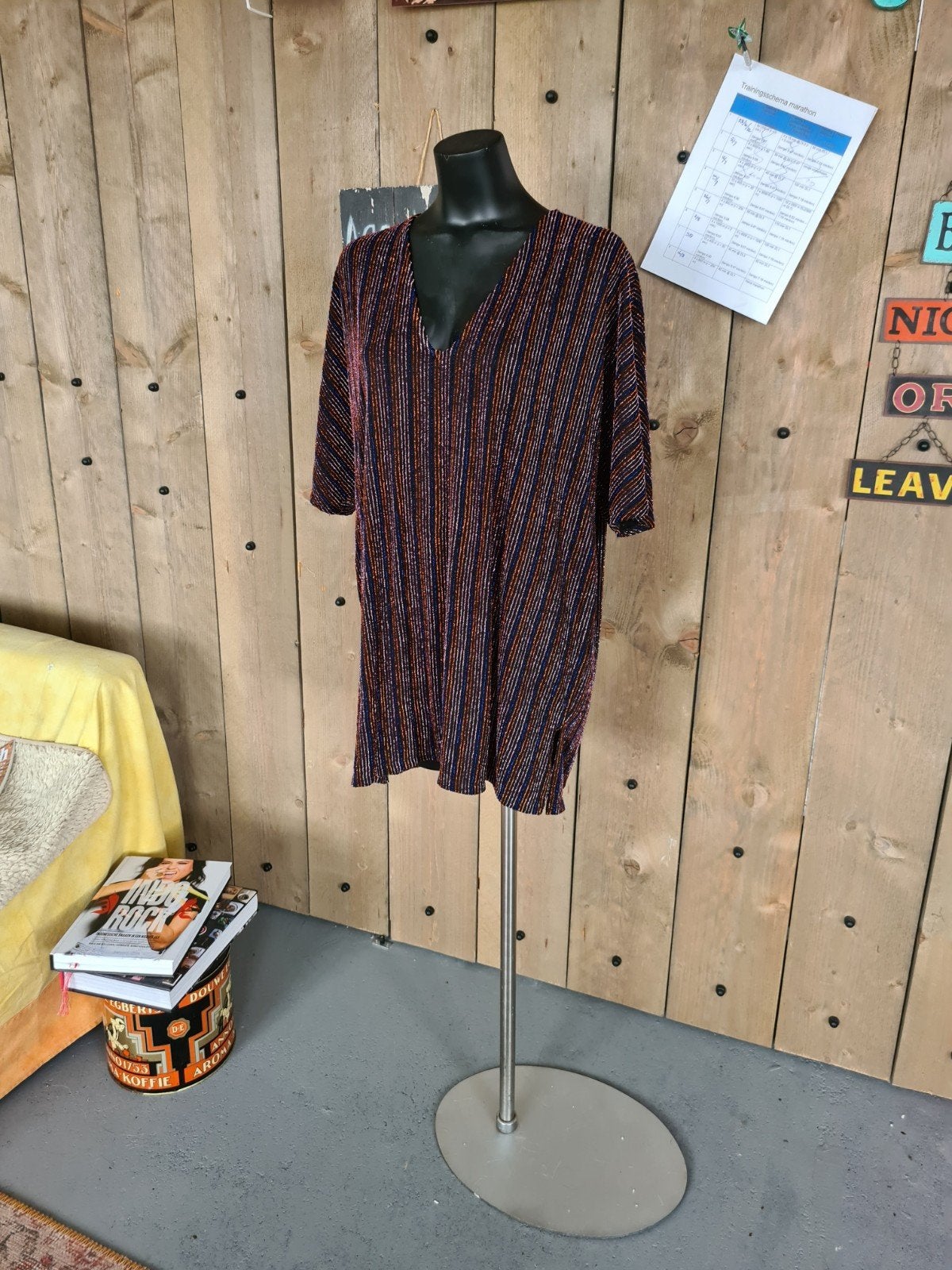 Jurkje/tuniek met strepen, maat M, Maat 38/40 (M), Meerkleurig, Nieuw, Ophalen of Verzenden