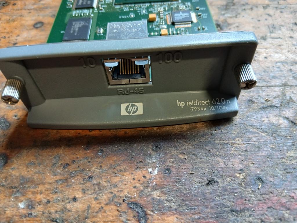HP Jetdirect 620n Printserver J7934G 10/100, Intern, Hoofdweg 125, Gebruikt, Hp