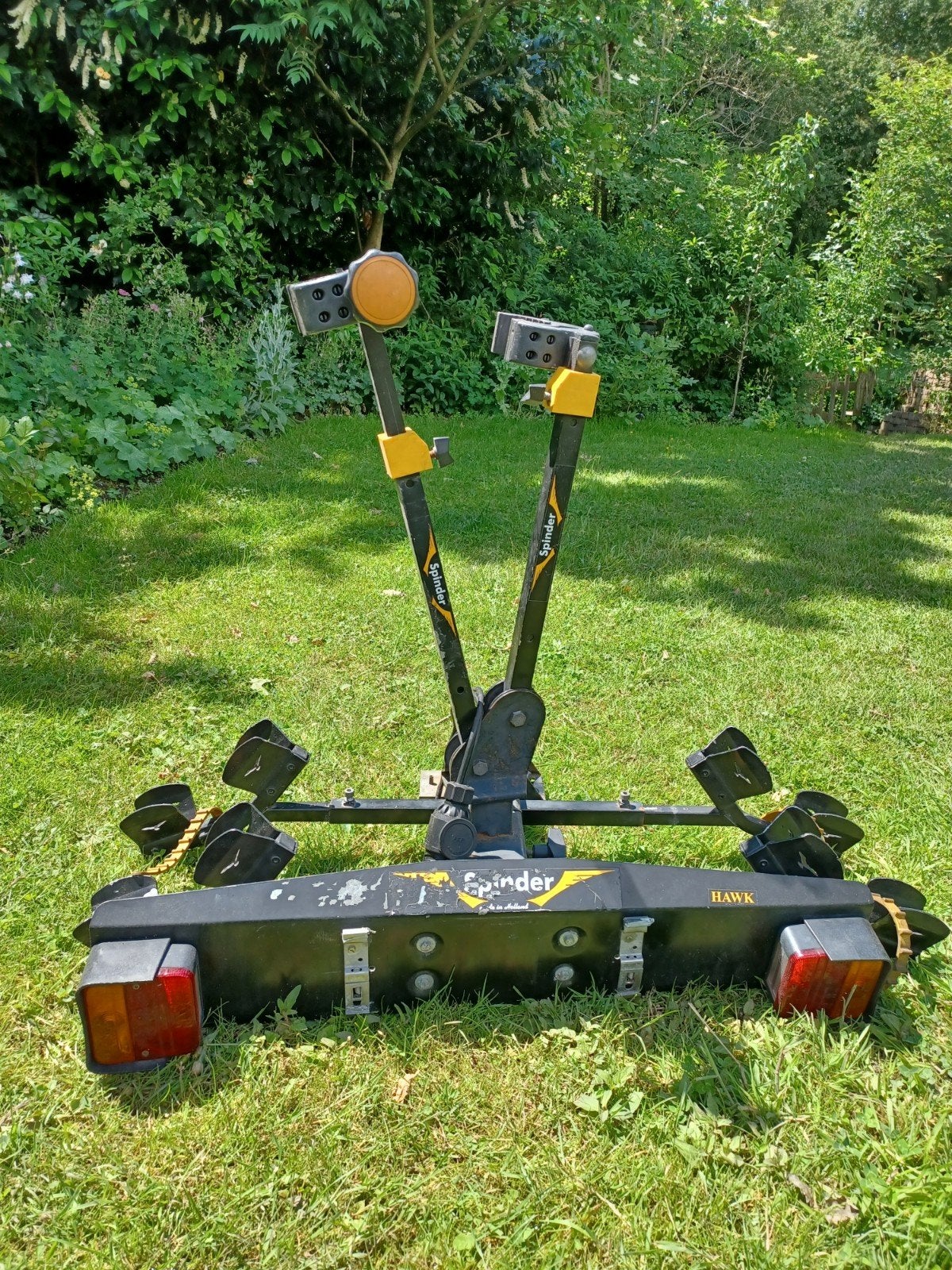 Fietsdrager Spinder Hawk (gebruikt), Auto diversen, Fietsendragers, Ophalen of Verzenden, Gebruikt, Trekhaakdrager