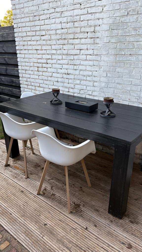 Tuintafel met stoelen, Ophalen, Zo goed als nieuw, Rechthoekig