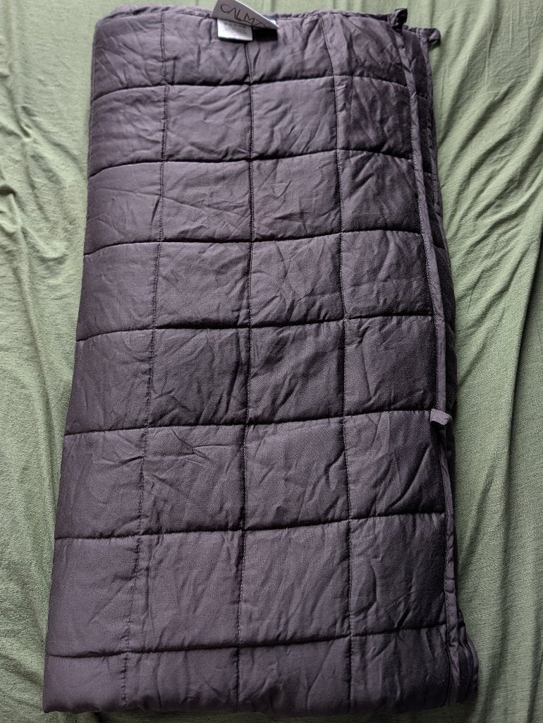 Calmzy Verzwaringsdeken 9 KG (150x200 cm) + Katoenen Hoes, Eenpersoons, Bamboe, Verkoelend, Ophalen of Verzenden