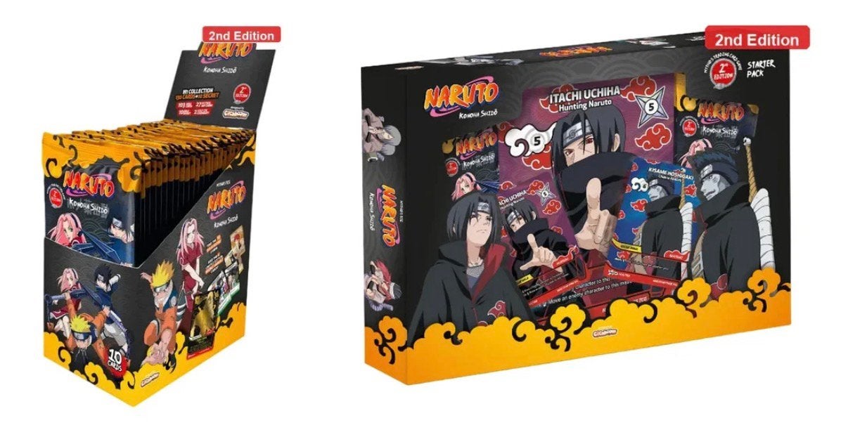 Itachi box starter & Naruto Shippuden TCG 2nd Booster Box, Ophalen of Verzenden, Zo goed als nieuw
