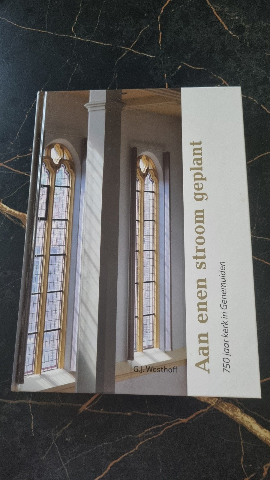 Aan een stroom geplant - 750 jaar kerk in Genemuiden, Boeken, Ophalen of Verzenden, Zo goed als nieuw, G.J. Westhoff, Christendom | Protestants