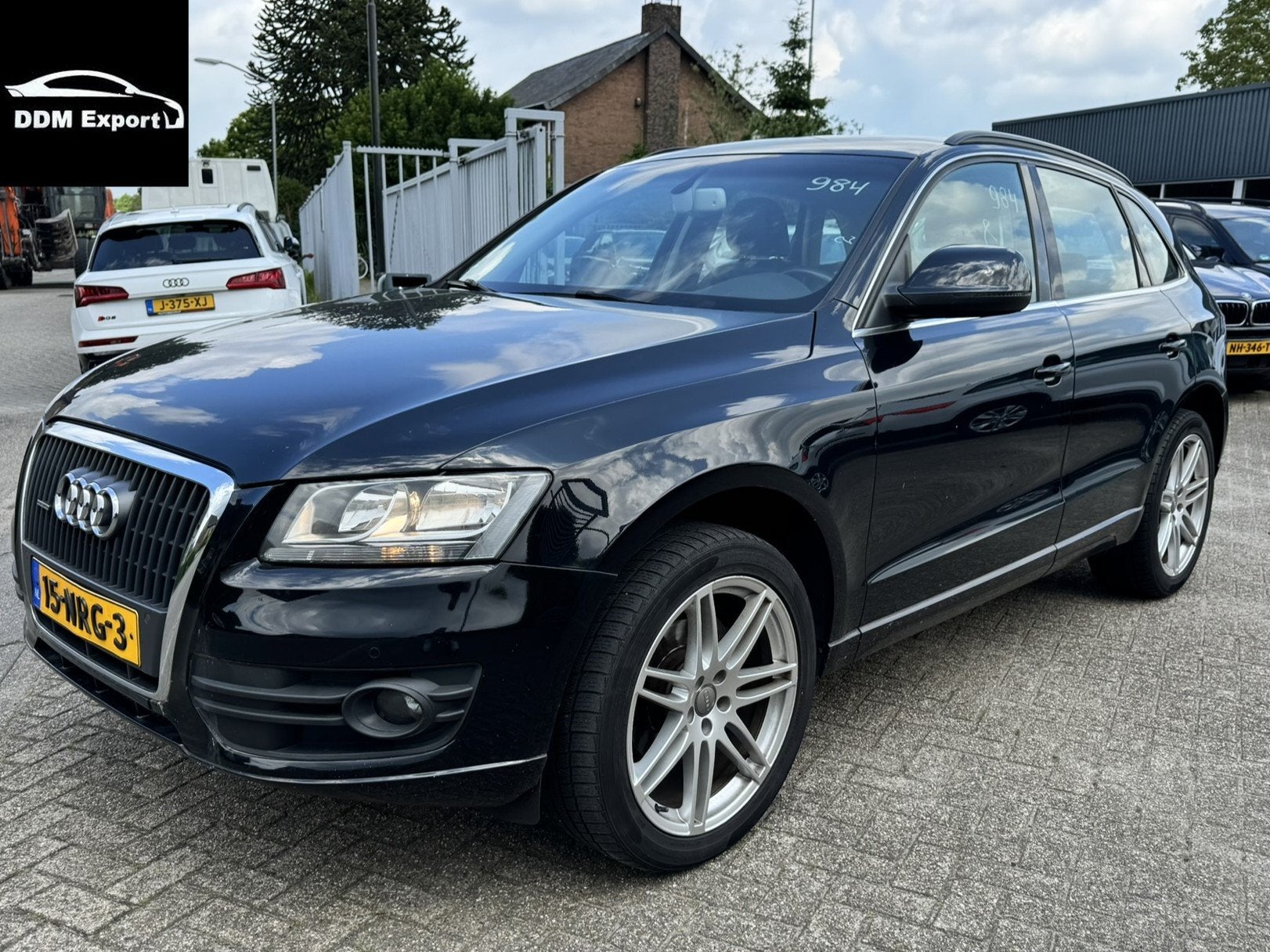 Audi Q5 2.0TFSI 211pk Automaat Quattro Navi/Leer/Pdc/Stoelve, Auto's, Automaat, Euro 5, Gebruikt, Zwart
