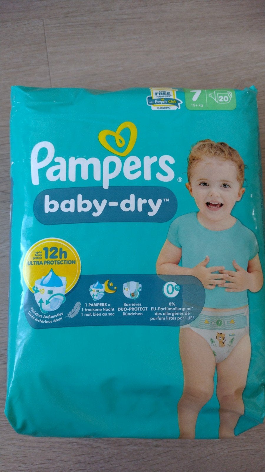 Pampers Baby-Dry Luiers Maat 7 (15+ kg) - 20 stuks, Ophalen, Nieuw