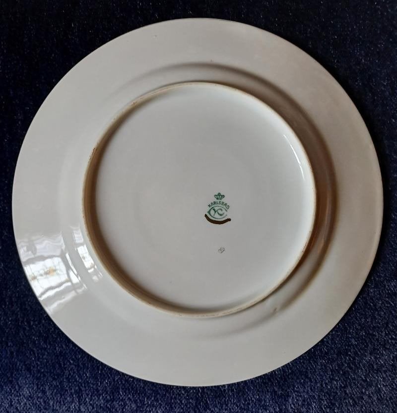 Foto 18 van Art-Deco droste servies twee kop en schotels,droste bordje