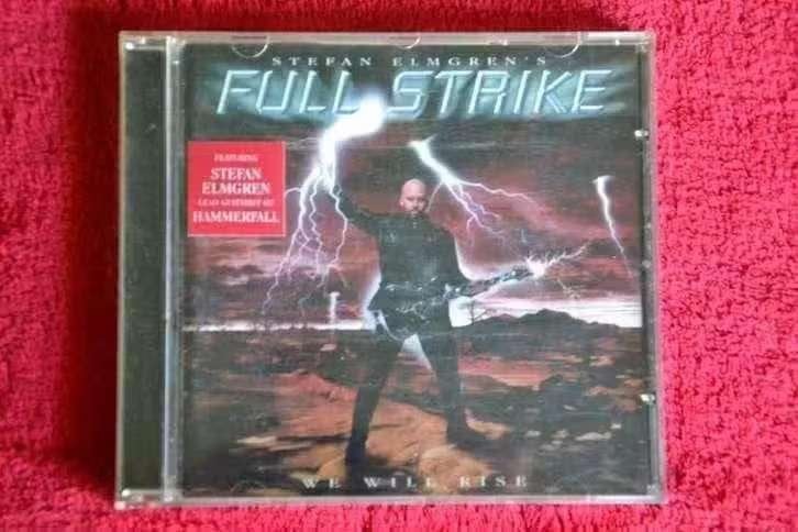CD Stefan Elmgren's Full Strike - We Will Rise SPITCD110, Power metal, Ophalen of Verzenden, Zo goed als nieuw, Album