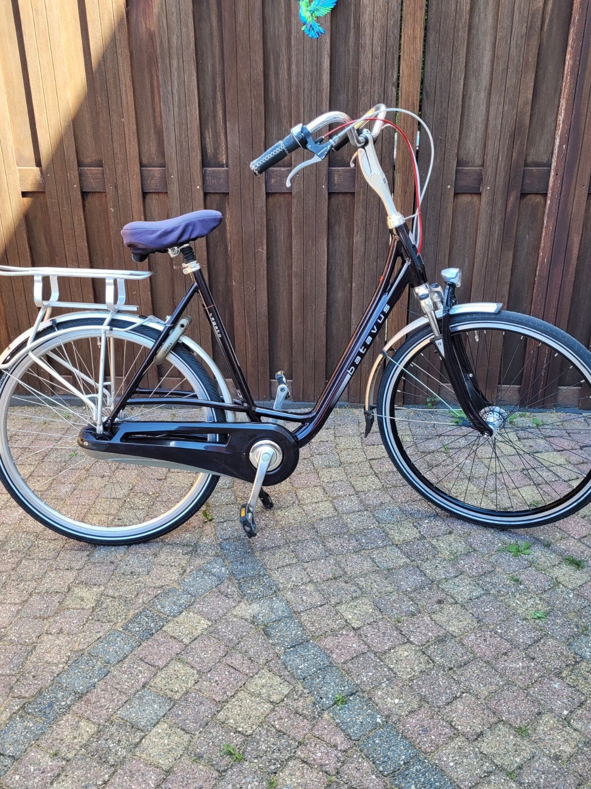 Batavus damesfiets (oorspronkelijk electrisch), Ophalen, Gebruikt, Versnellingen, Batavus