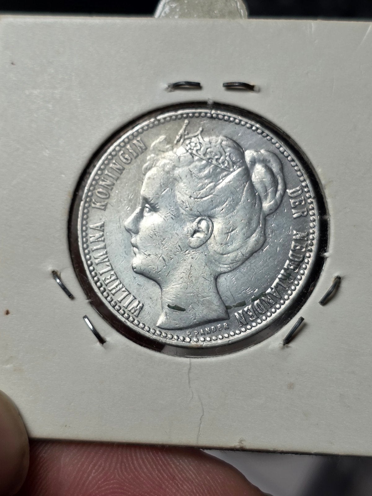 1 gulden 1907 Nederland, 1 gulden, Verzenden, Zilver, Koningin Wilhelmina