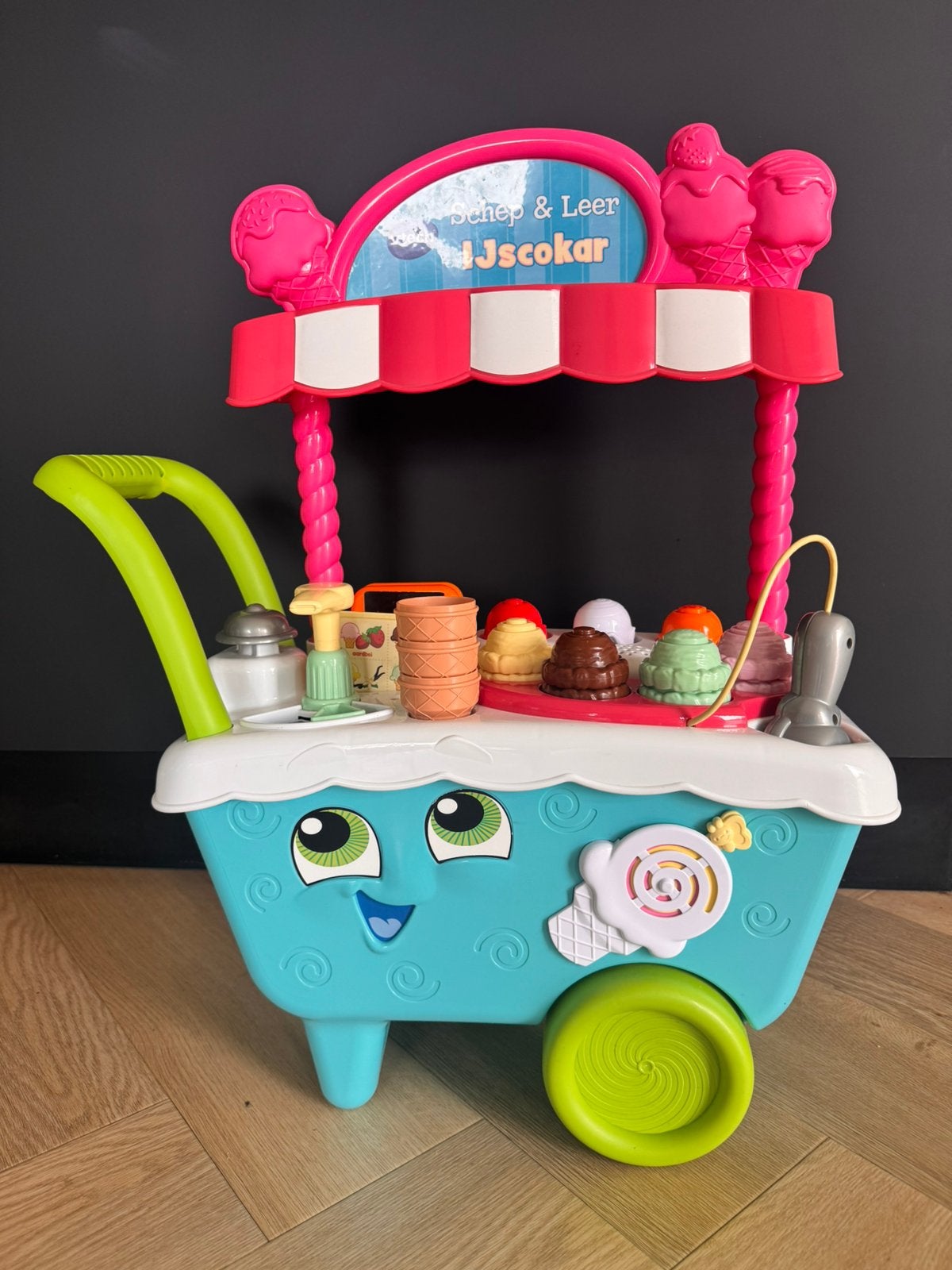 Ijscokar • vtech • schep & leer, Ophalen, Zo goed als nieuw, Kunststof