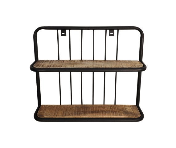 HSM wandrek zwart met mango houten planken NIEUW in doos, Nieuw, Ophalen of Verzenden, HSM, Nvt