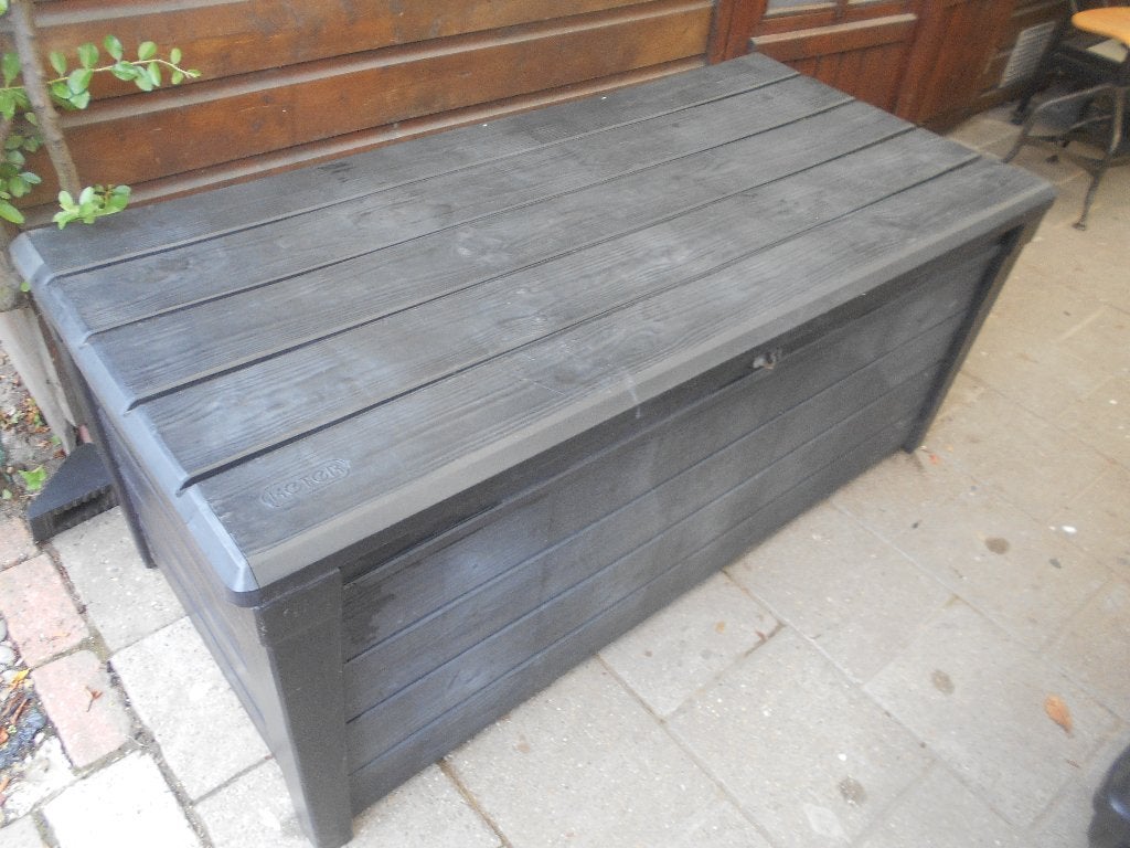 Keter ruime 455 L.tuinbox buitenmaten BR.D.H. 145x70x60cm, Tuin en Terras, Bergingen en Tuinkasten, Ophalen, Zo goed als nieuw