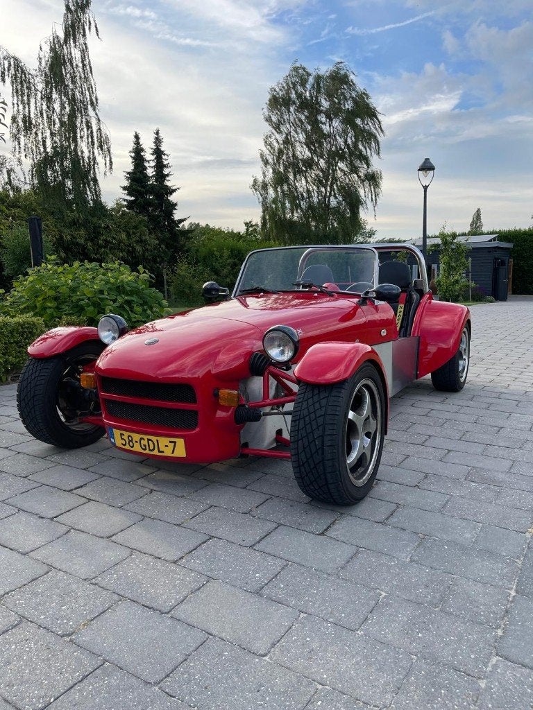 Quantum Xtreme Convertible 2006 Rood, Auto's, Lotus, Particulier, Super Seven, Benzine, Cabriolet, Handgeschakeld, Rood, Zwart