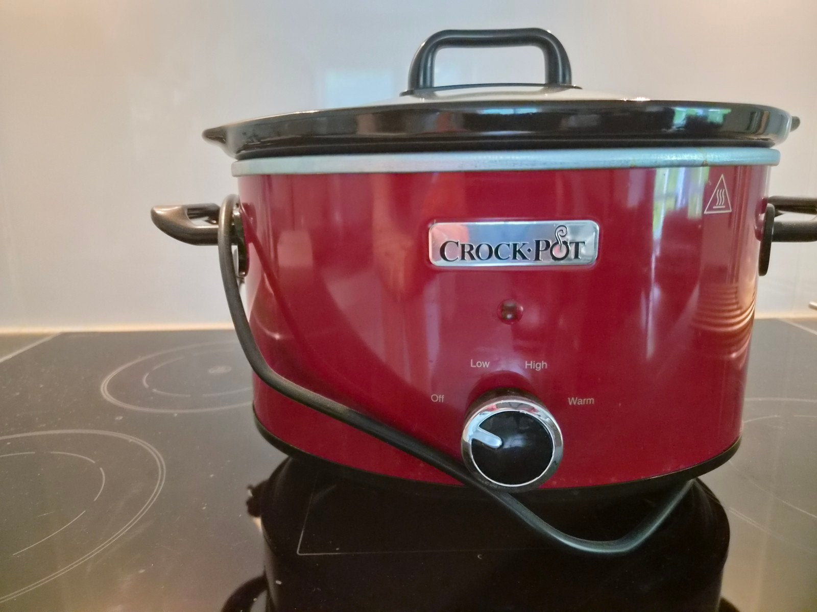 Crock-Pot Slowcooker - Rood - Compact en Handig, Witgoed en Apparatuur, Ophalen of Verzenden, Gebruikt