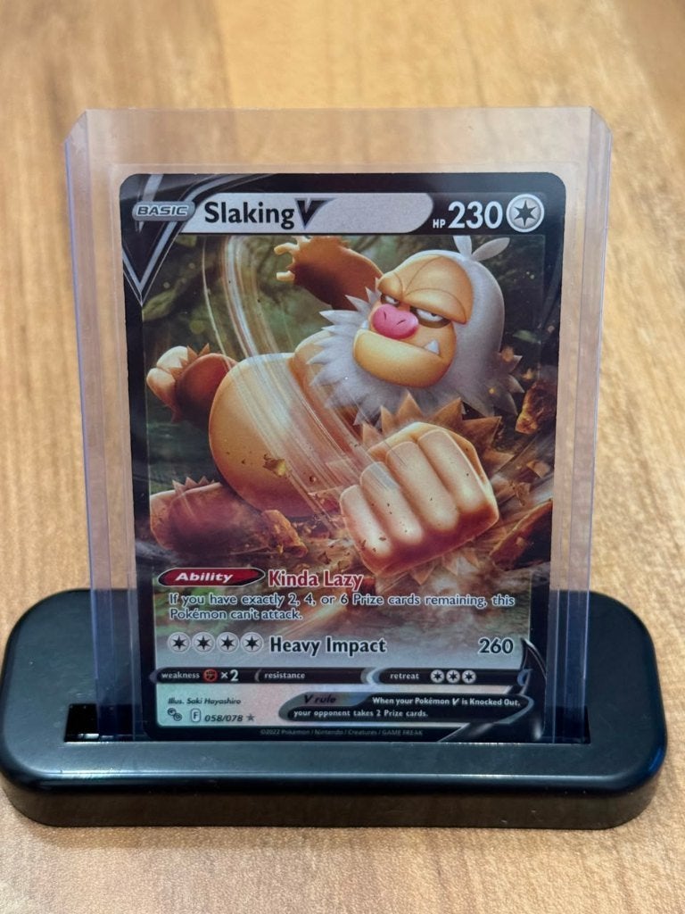 Slaking V #58 Pokemon Go, Ophalen of Verzenden, Nieuw, Losse kaart