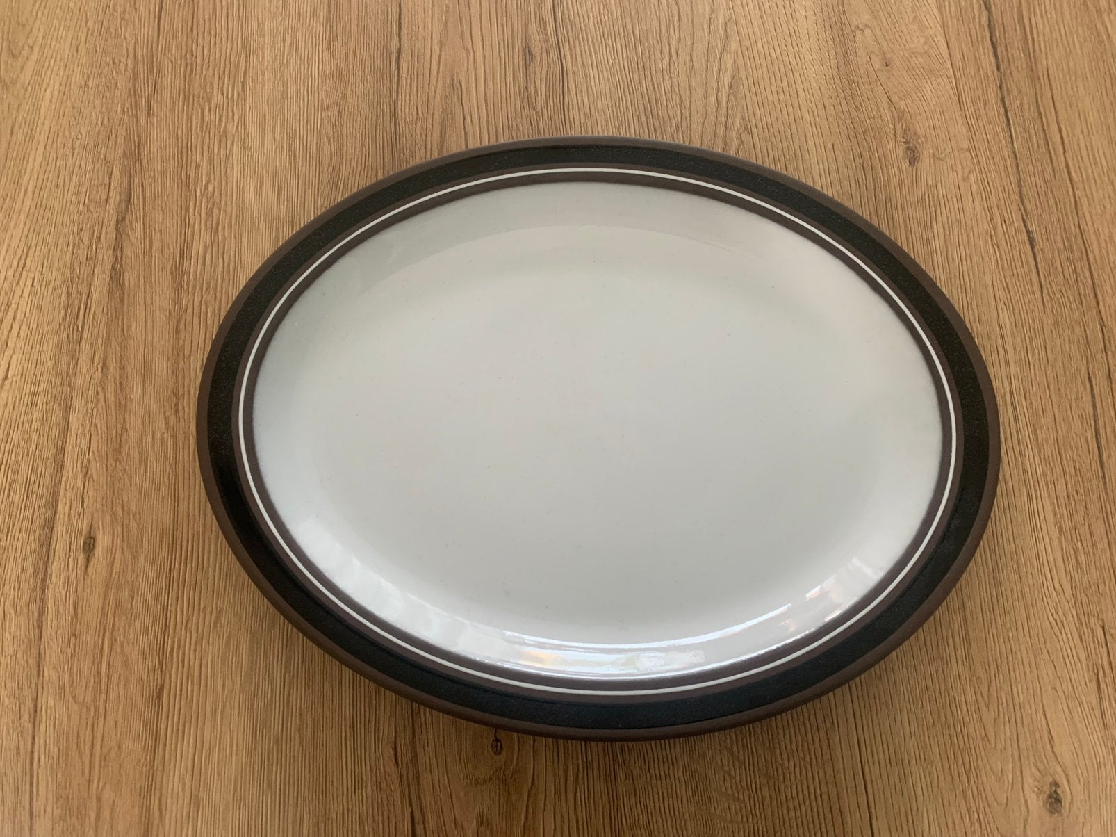 Hornsea Contrast ovale schaal 11 3/4" - Vintage 1978, Ophalen of Verzenden