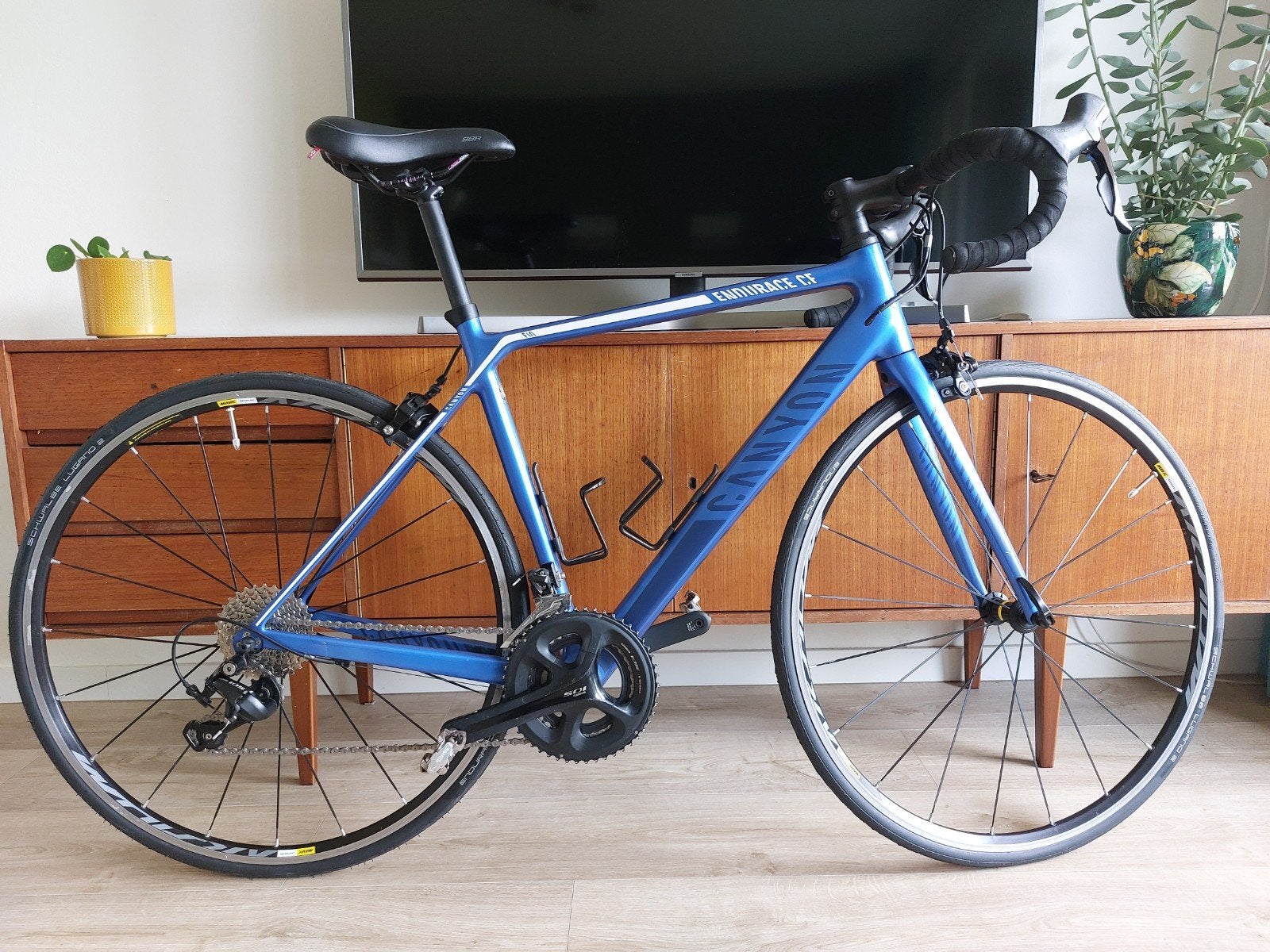Dames-racefiets Canyon Endurace CF, Carbon, Velgrem, Zo goed als nieuw, Dames