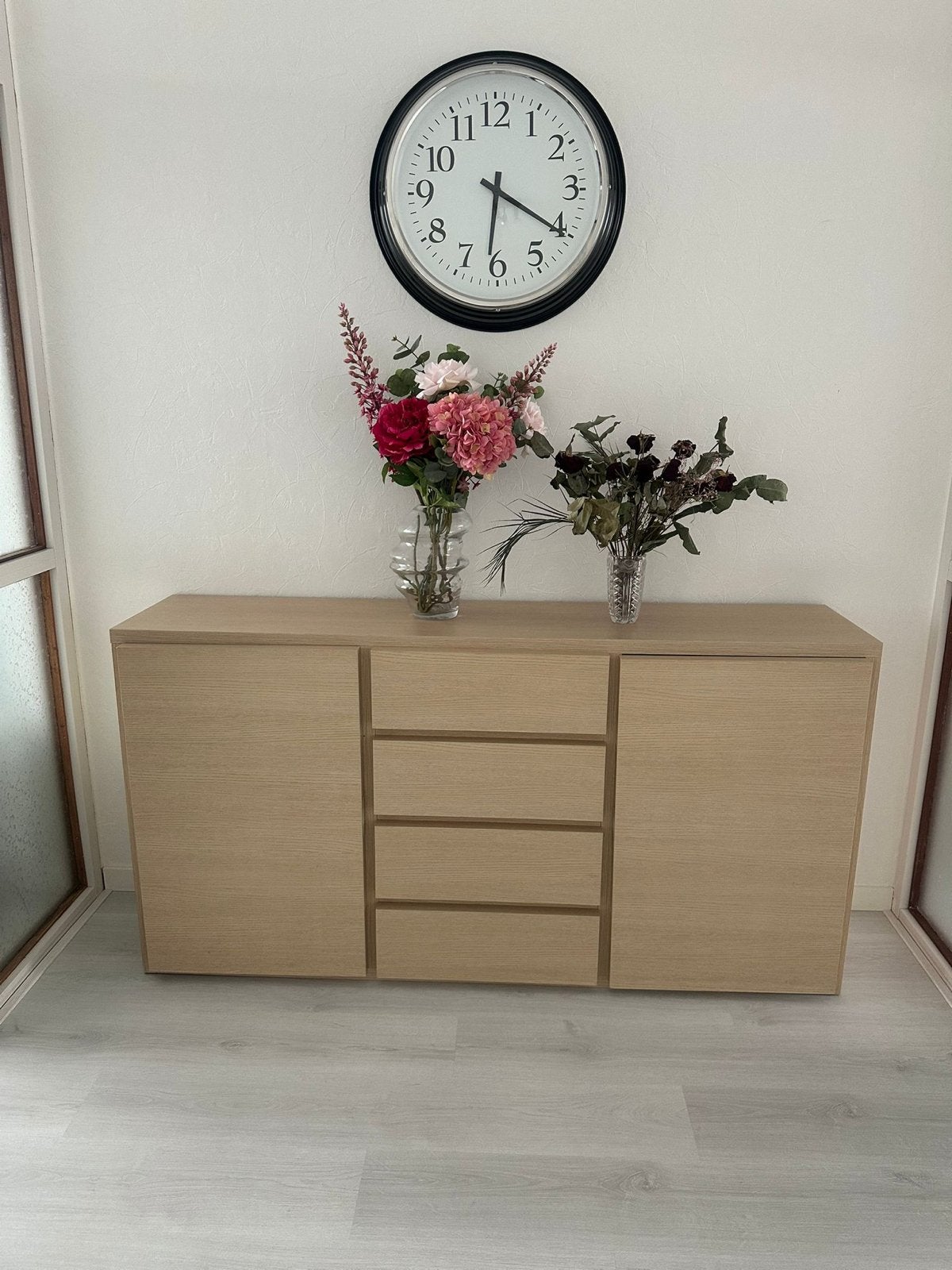 Moderne ladekast, Ophalen, 100 tot 150 cm, Zo goed als nieuw, 3 of 4 laden