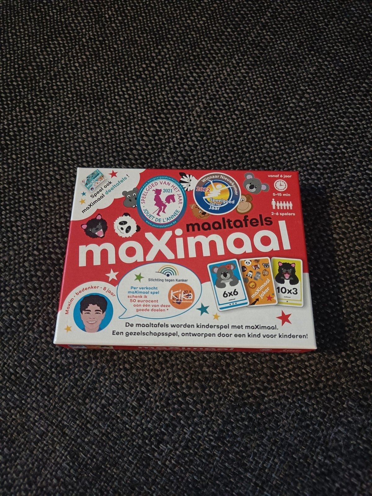 MAXIMAAL Maaltafels Kaartspel - Educatief Rekenspel, Ophalen of Verzenden, Zo goed als nieuw, Rekenen