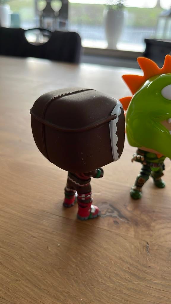 Funko Pop! Fortnite Gingerbread Man & Raptor, Ophalen of Verzenden, Gebruikt, Jongen of Meisje
