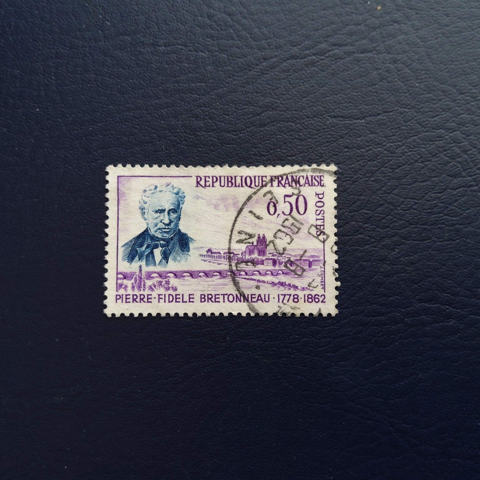 Frankrijk postzegel Pierre-Fidèle Bretonneau 1778-1862, Ophalen of Verzenden, Gestempeld