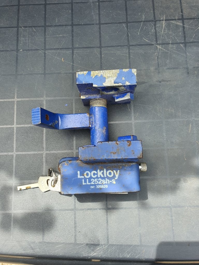 Lockloy LL252sh-s slot met sleutels, Caravans en Kamperen, Caravan accessoires, Ophalen of Verzenden, Gebruikt