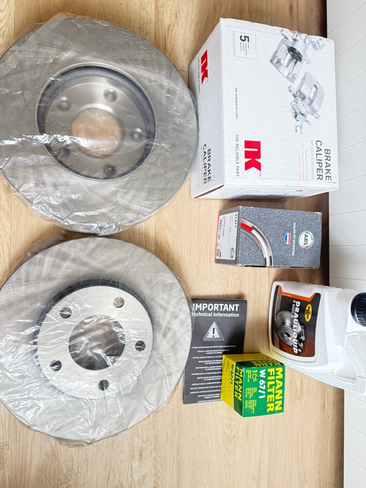 Nieuwe complete remmenset Mazda 3 BK 2003-2009, Ophalen, Nieuw, Mazda
