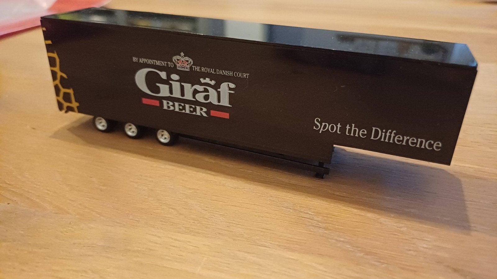 Herpa jumbo trailer van Giraf beer oplegger, Ophalen of Verzenden, Nieuw, Bus of Vrachtwagen, Herpa