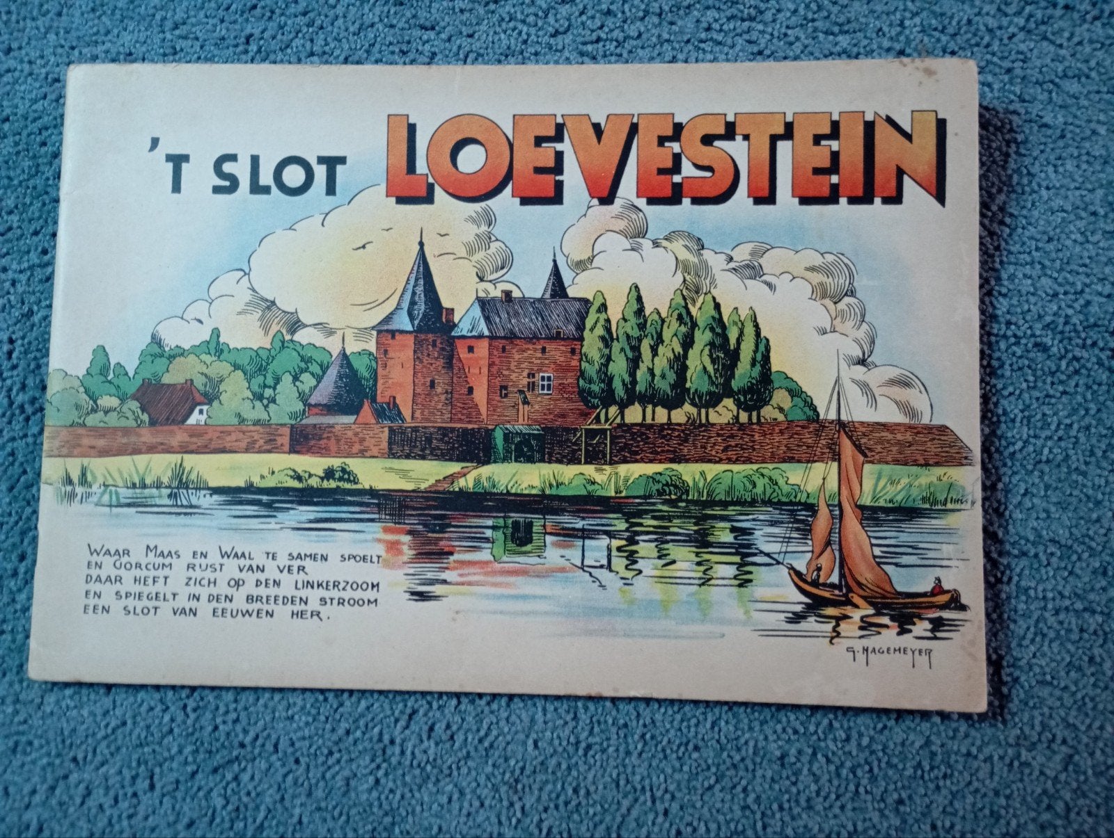 Vintage Slot Loevestein Boek, Ophalen of Verzenden, Gelezen