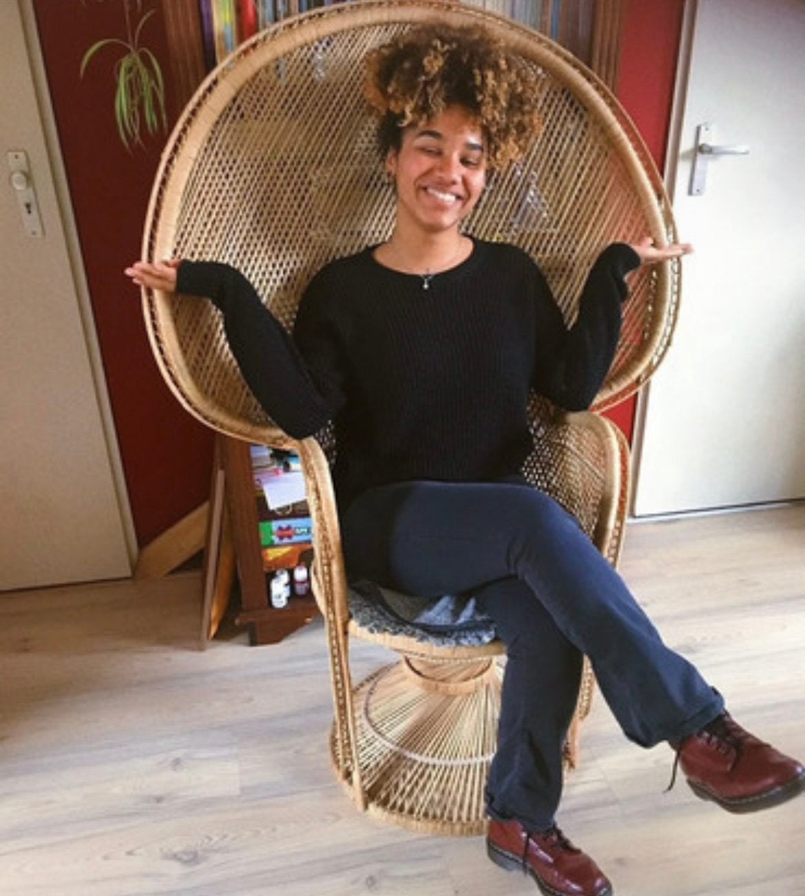 Vintage Peacock Chair, Antiek en Kunst, Ophalen