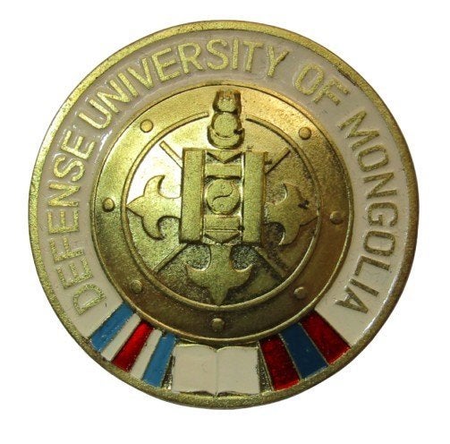 **   Challenge coin van de Defense University of Mongolia **, Verzenden, Overige materialen, Buitenland