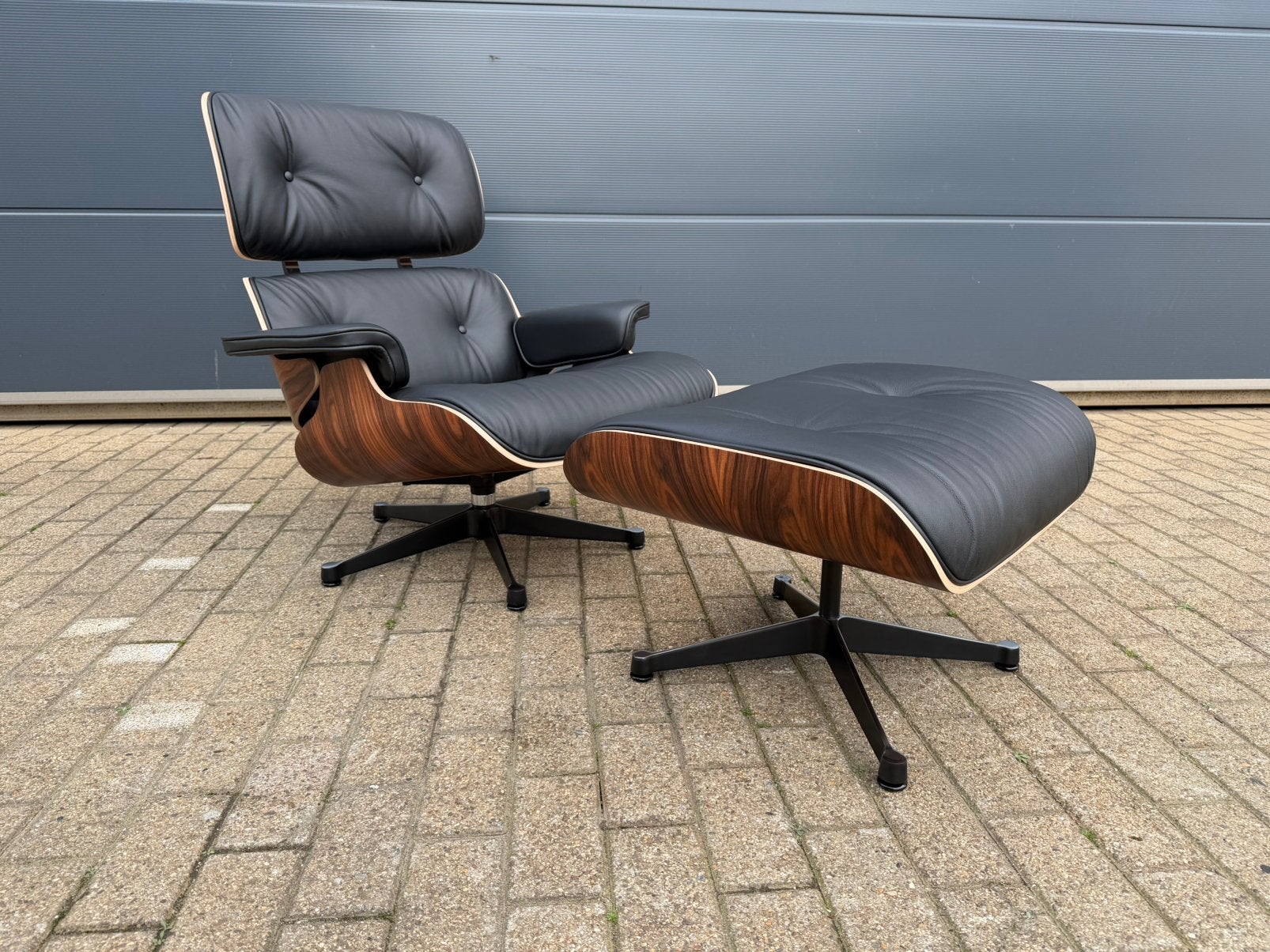 Originele Vitra Eames Lounge chair+Ottoman Palissander +Doos, Ophalen of Verzenden, B&b italia sede cassina knoll togo mah jong leolux artifort