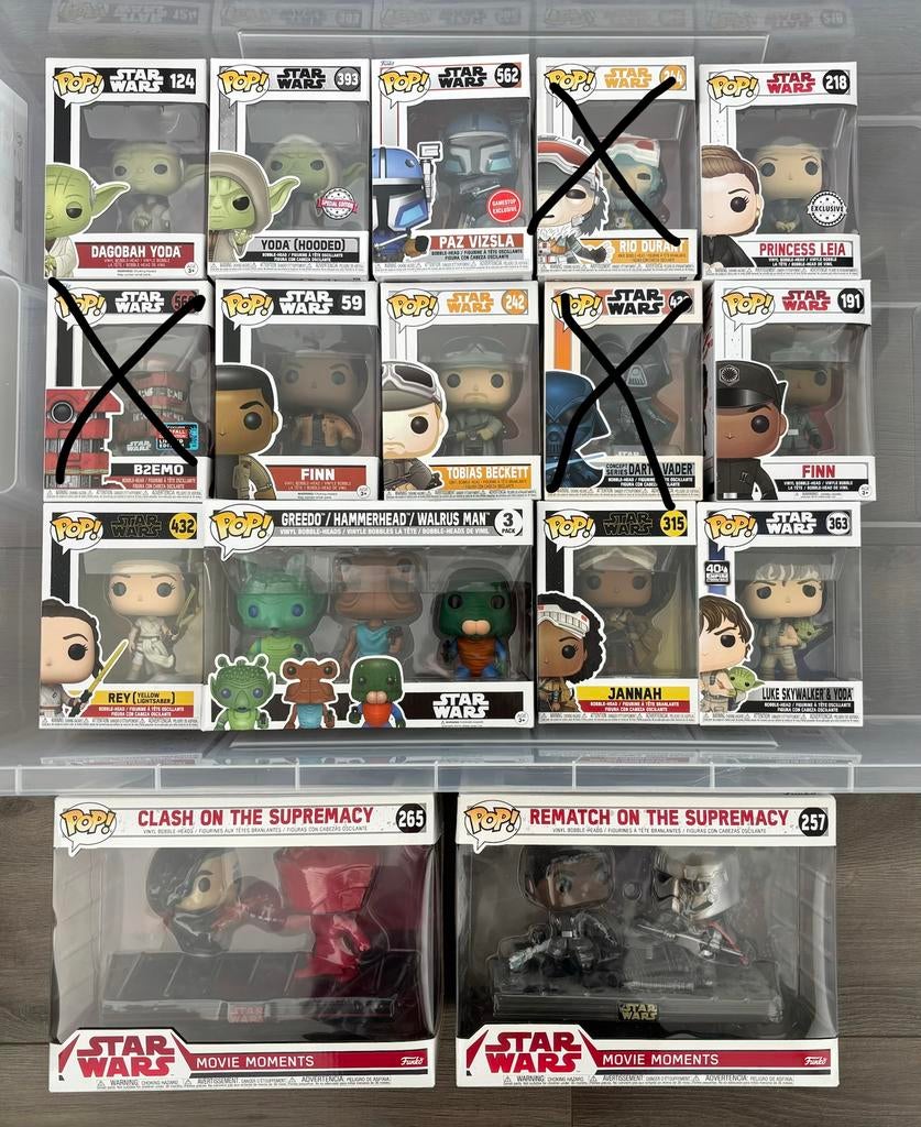 Funko Pop Star Wars, Ophalen of Verzenden, Zo goed als nieuw