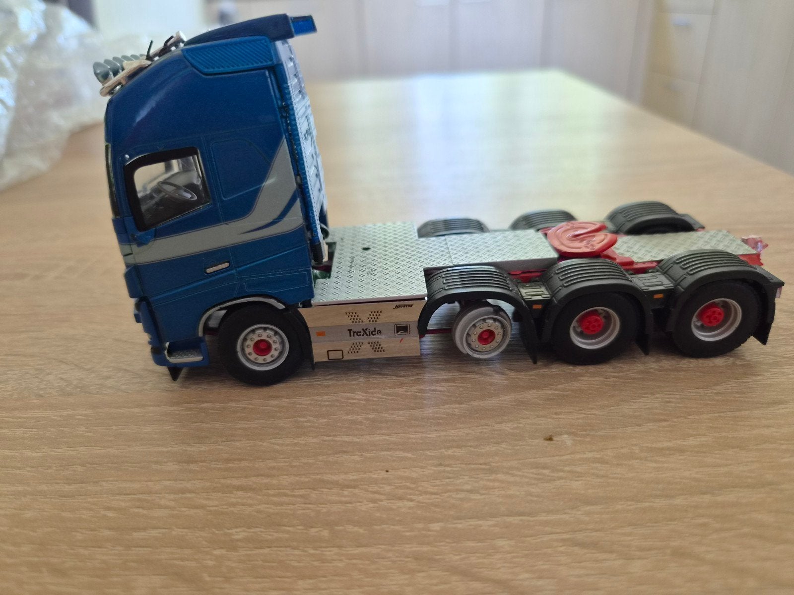 Volvo zwaar transport truck, Hobby en Vrije tijd, Modelauto's | 1:50, Tekno, Zo goed als nieuw, Tekno, Bus of Vrachtwagen